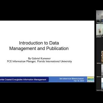 Introduction to Data Management and Publication by Gabe Kamener