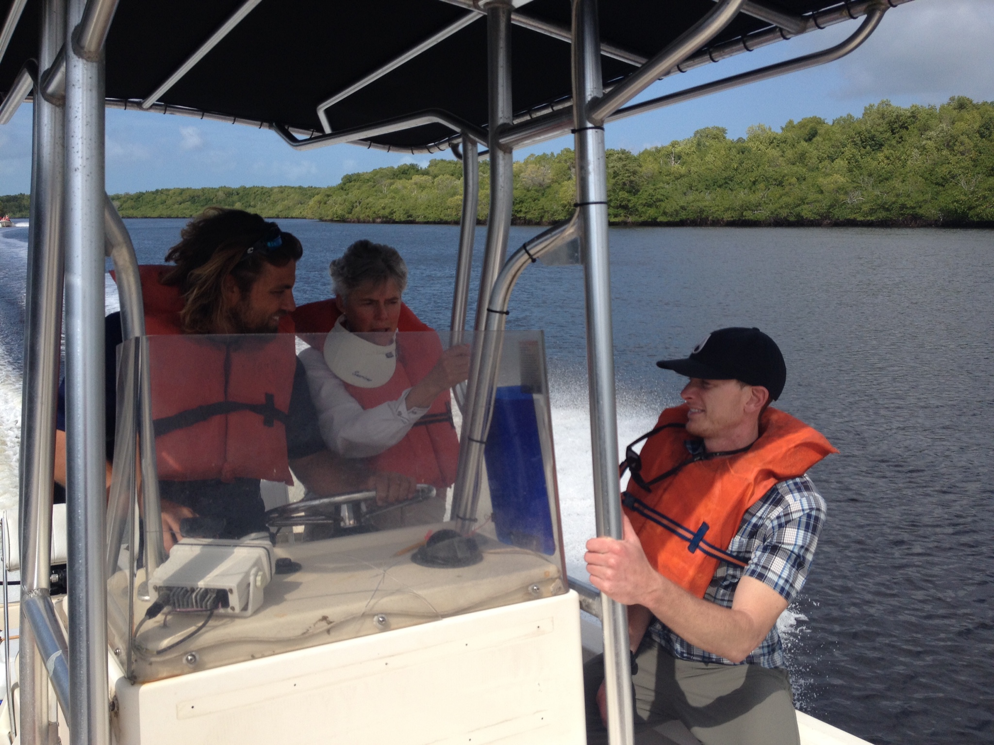 FCE LTER Mid-term Review field trip to Shark River sites
