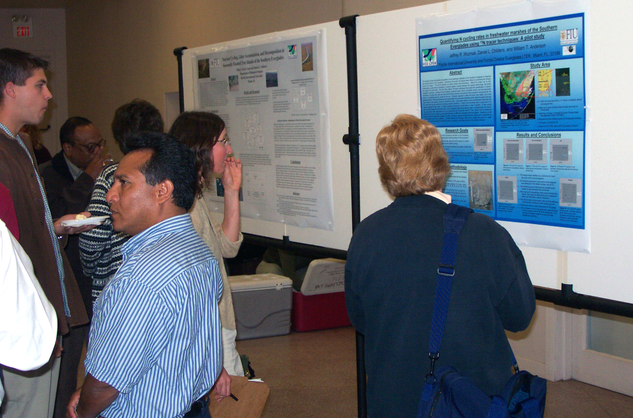Poster session at the 2003 Florida Coastal Everglades LTER All Scientists Meeting